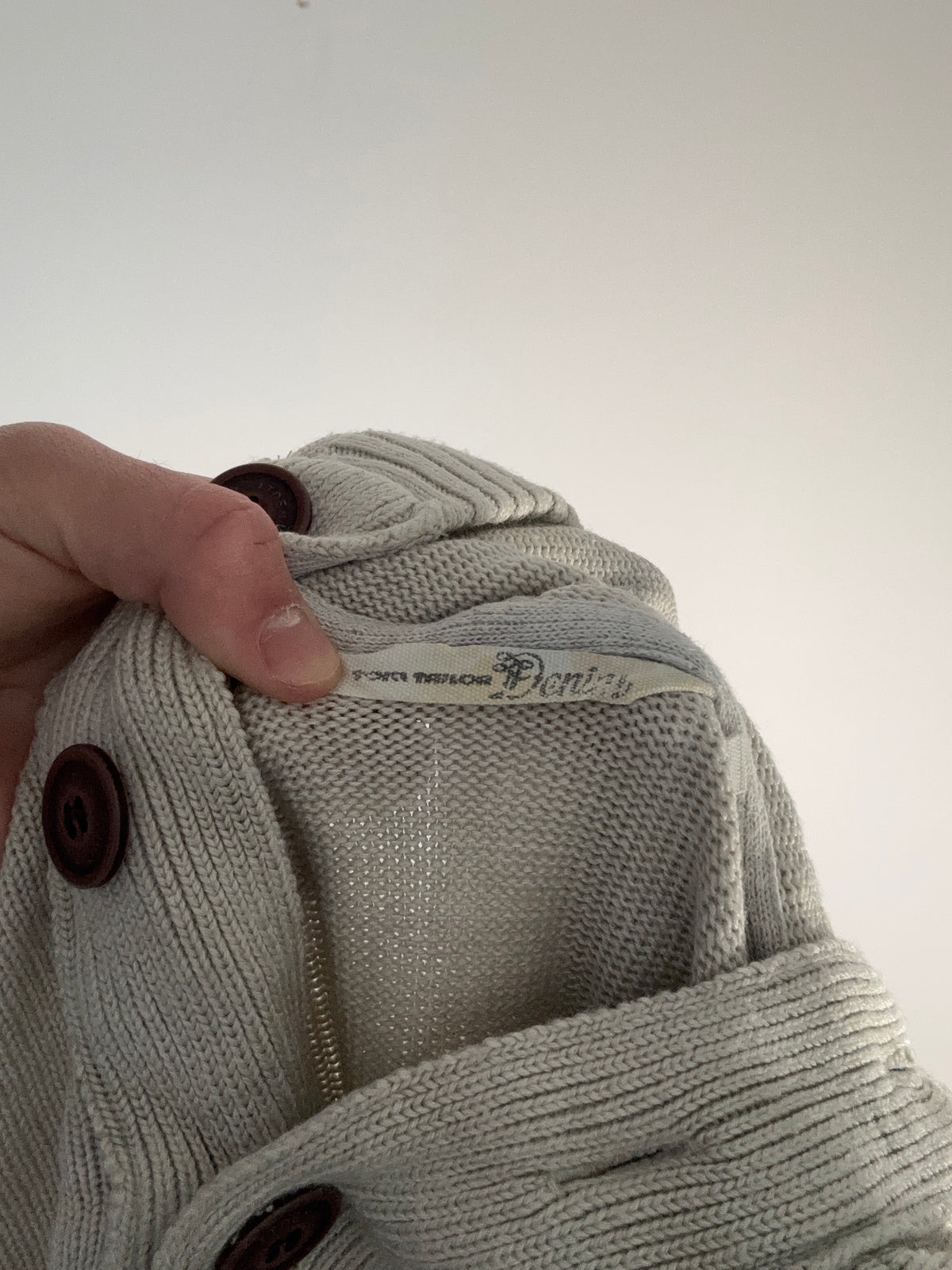 Tom Tailor Hoodie med knappar Herr