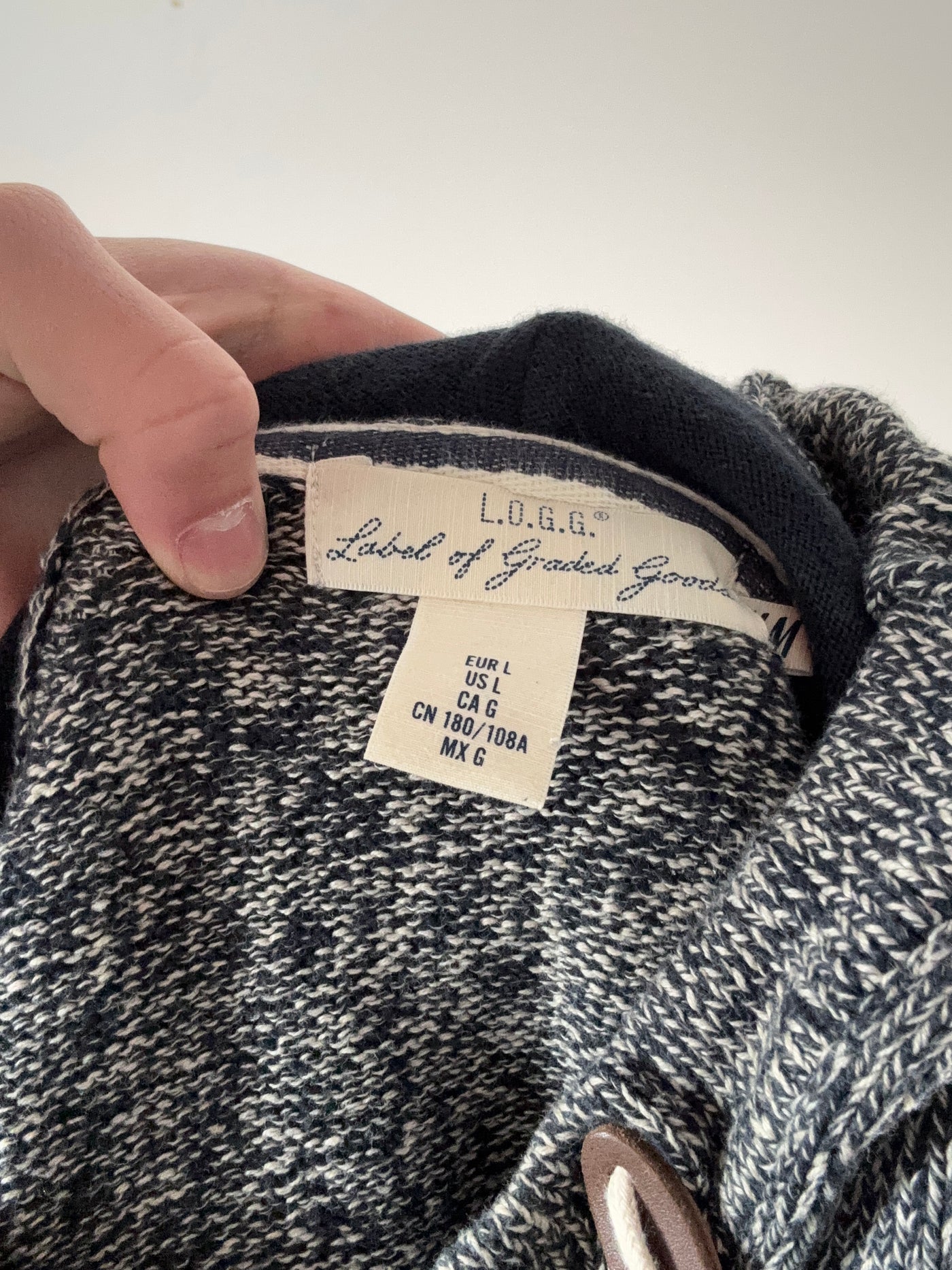 L.O.G.G H&M Hoodie Herr